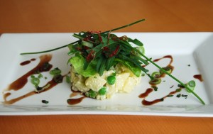 Potato and rocket salad