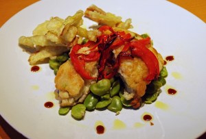 Turnip and potato fritter