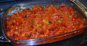 Intensely-flavoured roast tomatoes