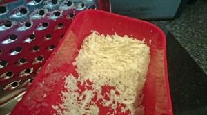 Caution - don't breathe in!