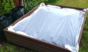 Finally a mesh cover, to protect from frost.