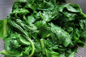 Beetroot leaves - a spinach substitute