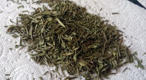 Tarragon, after oven drying