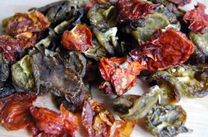 The same tomatoes, many hours later