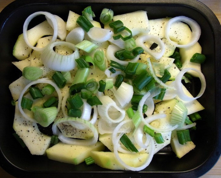 Add spring onions