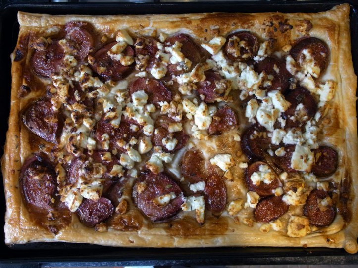 Fig and feta tart
