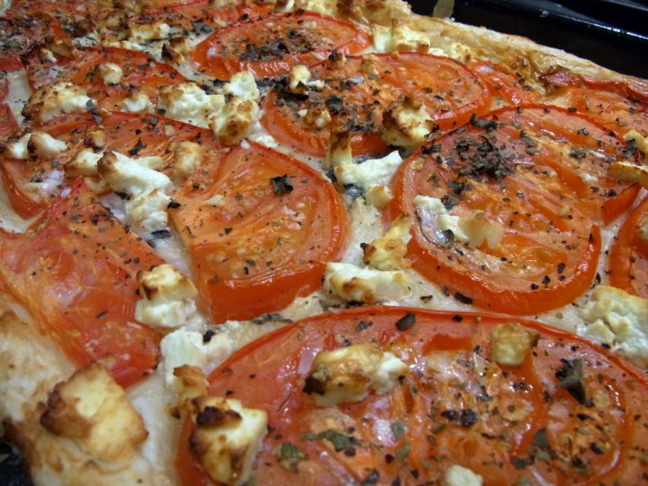 Tomato tart, with Crimson Crush tomatoes