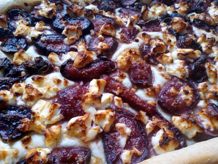 Tasty fig and feta tart