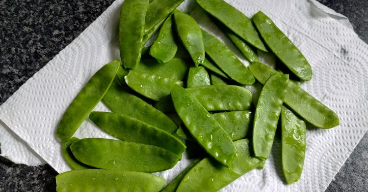 Picking this quantity of mangetout every day